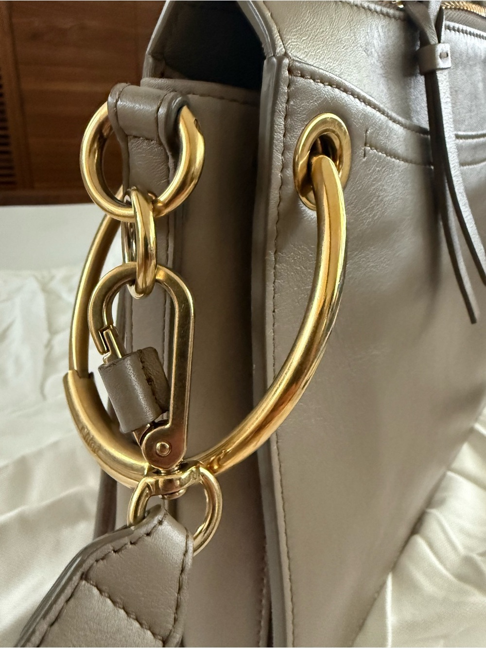 Chloe Roy Medium bag Leather Shoulder with Gold Hardware - Picture 8 of 16